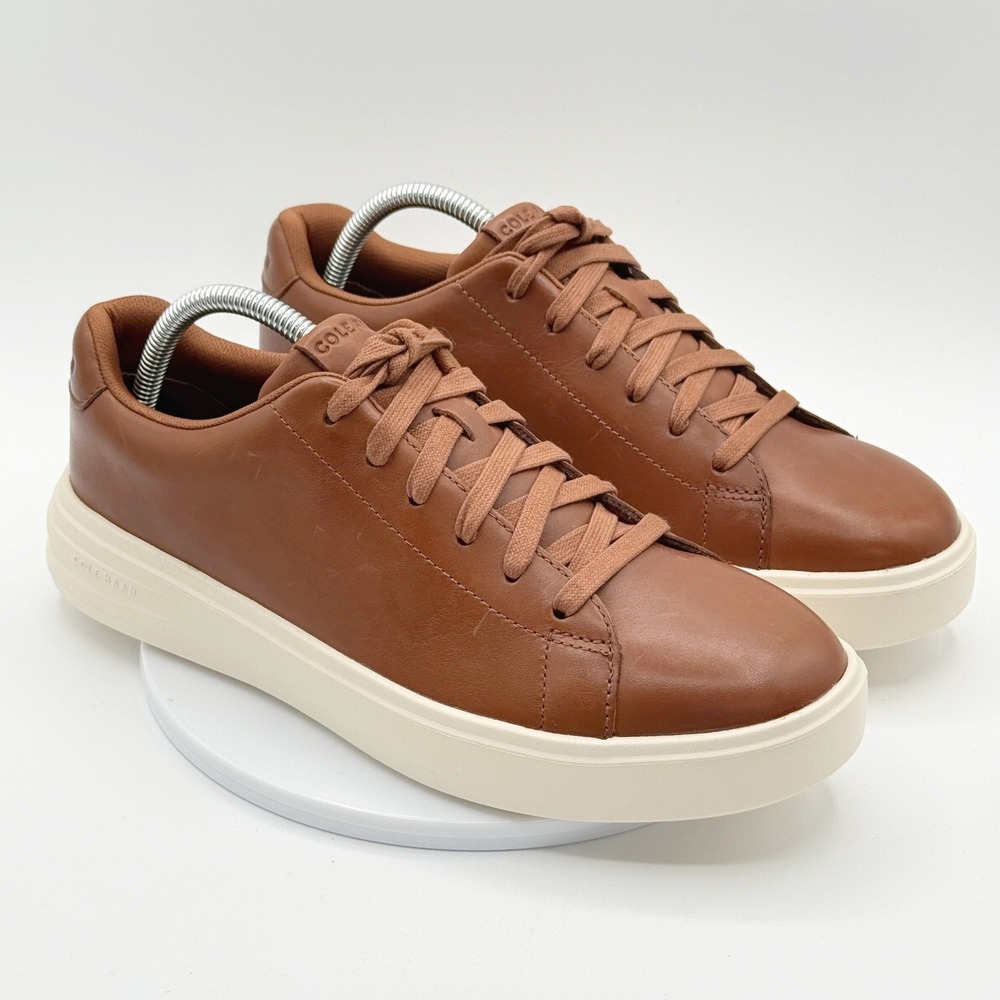 Cole Haan Grand + Court Casual Sneaker Size 8 Mens British Tan - New no box